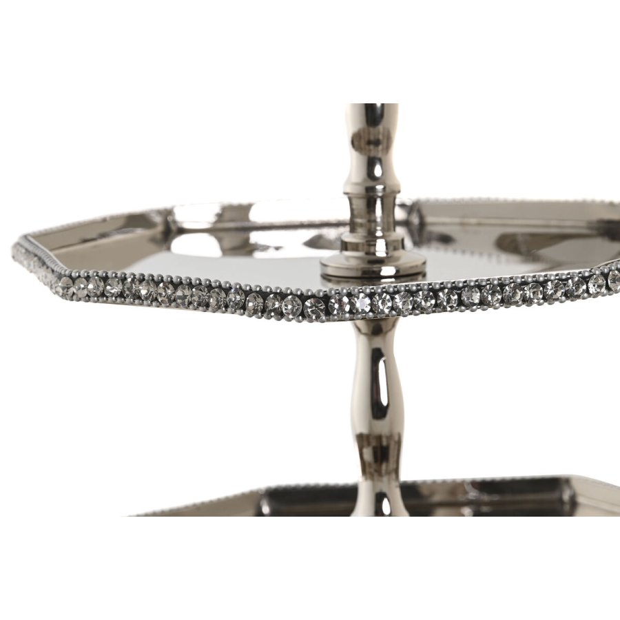 Borddekoration DKD Home Decor Slvfarvet Akryl Aluminium 23 x 23 x 22 cm #2