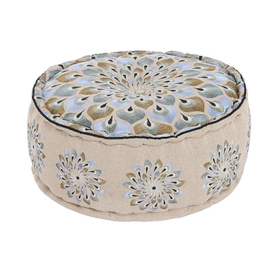 Puf DKD Home Decor Bl Beige #1