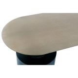 Sofabord DKD Home Decor 107 x 36 x 78 cm Sort Gylden Jern #3
