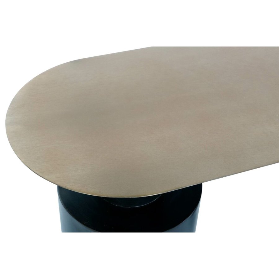 Sofabord DKD Home Decor 107 x 36 x 78 cm Sort Gylden Jern #3