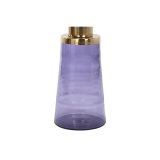 Sofabord DKD Home Decor 37 x 37 x 50 cm Krystal Bl Gylden Jern #3