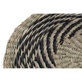 Dkkeserviet DKD Home Decor Sort Natur 38 x 38 x 1 cm #7