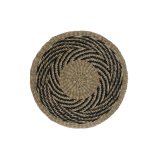 Dkkeserviet DKD Home Decor Sort Natur 38 x 38 x 1 cm #1