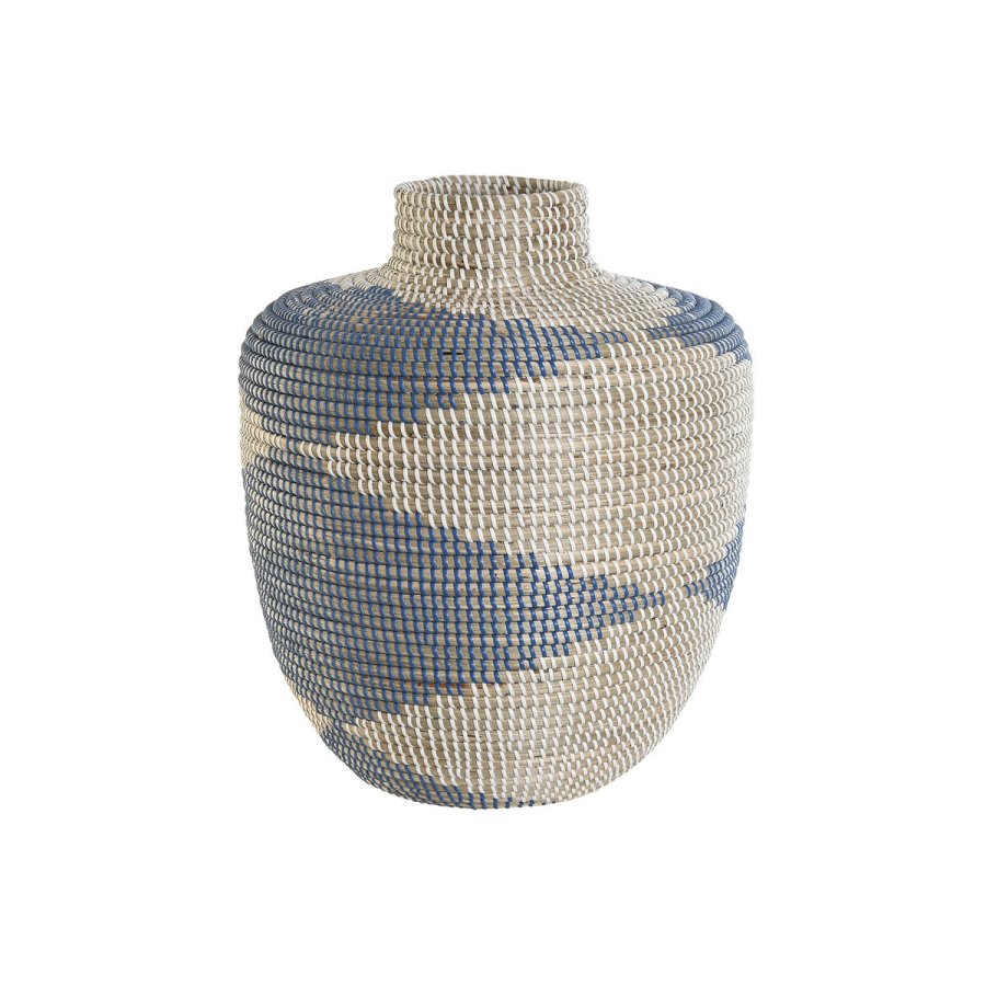 Vase DKD Home Decor Bl Natur Middelhavet 40 x 40 x 48 cm #1