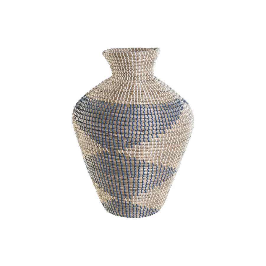 Vase DKD Home Decor Bl Natur Middelhavet 35 x 35 x 50 cm #1