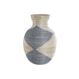 Vase DKD Home Decor Bl Natur Middelhavet 31 x 31 x 50 cm #1