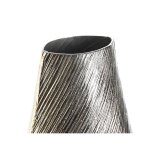 Vase DKD Home Decor Gylden Slvfarvet Aluminium Moderne 22 x 13 x 40,5 cm (2 enheder) #1