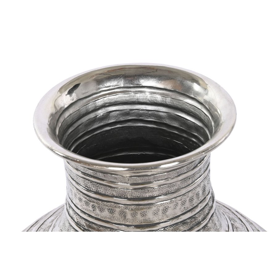 Vase DKD Home Decor Gylden Slvfarvet Aluminium Moderne ldet overflade 38 x 38 x 50 cm (2 enheder) #2