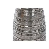 Vase DKD Home Decor 24 x 24 x 67 cm ldet overflade Slvfarvet Gylden Aluminium Moderne (2 enheder) #2