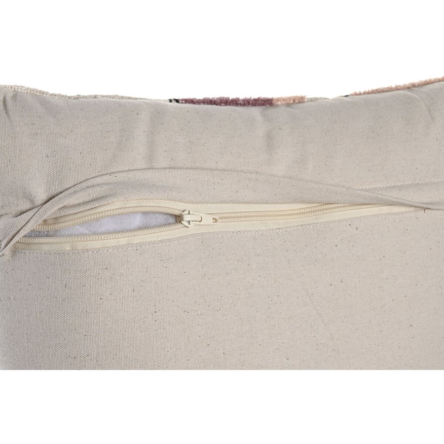 Pude DKD Home Decor Hvid Pink 45 x 15 x 45 cm (2 enheder) #3