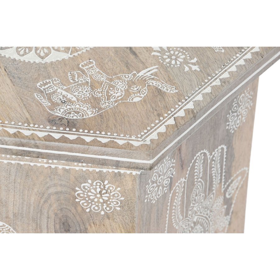 St med 2 borde DKD Home Decor Natur 48 x 41,5 x 49 cm #3