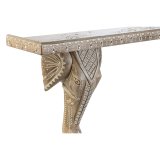 Hylder DKD Home Decor Hvid Natur Mangotr 78 x 15 x 28 cm #4