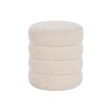 Fodsttte DKD Home Decor Hvid Tr MDF Moderne 43 x 43 x 47 cm #1