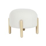 Fodsttte DKD Home Decor 45 x 45 x 36 cm Tr Hvid #1