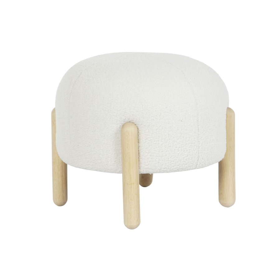 Fodsttte DKD Home Decor 45 x 45 x 36 cm Tr Hvid #1