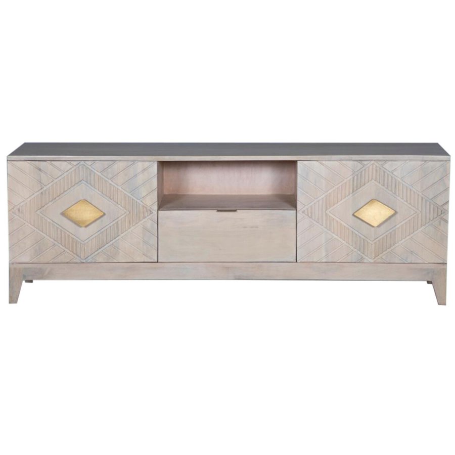 mbler DKD Home Decor Beige Metal Mangotr 175 x 40 x 60 cm #1