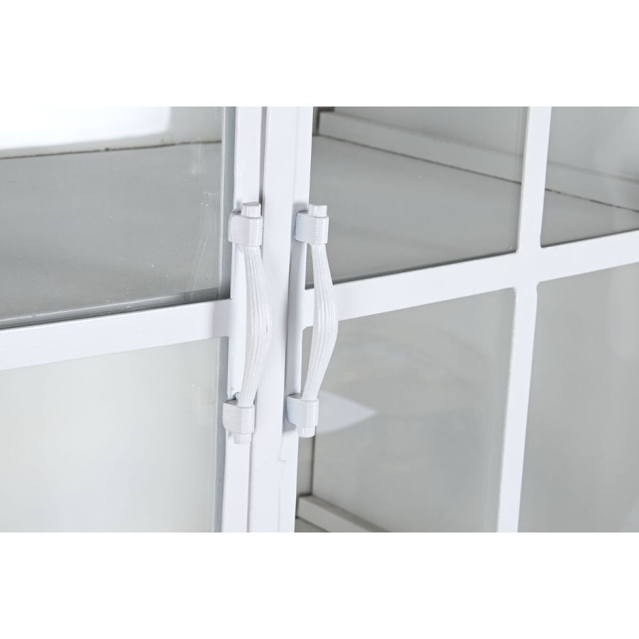 Hylder DKD Home Decor Hvid Sort Metal Mangotr 170 x 45 x 200 cm #2