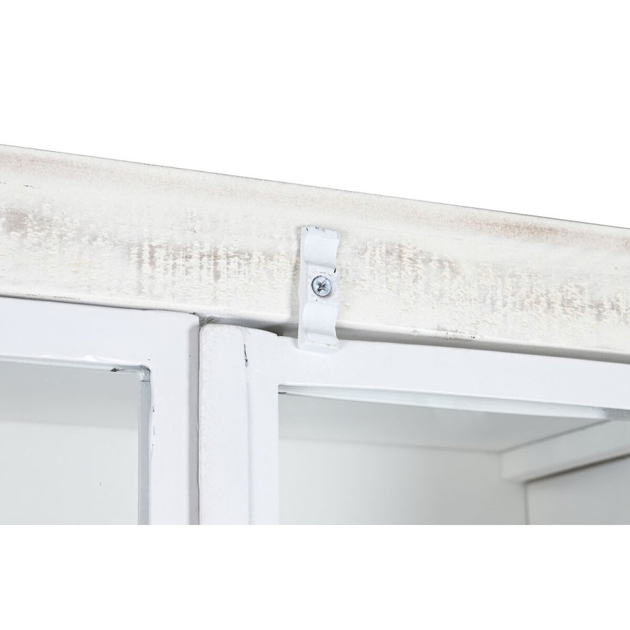 Hylder DKD Home Decor Hvid Sort Metal Mangotr 170 x 45 x 200 cm #4