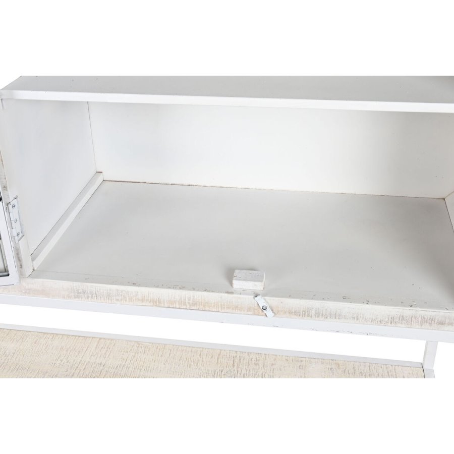 Hylder DKD Home Decor Hvid Sort Metal Mangotr 170 x 45 x 200 cm #6