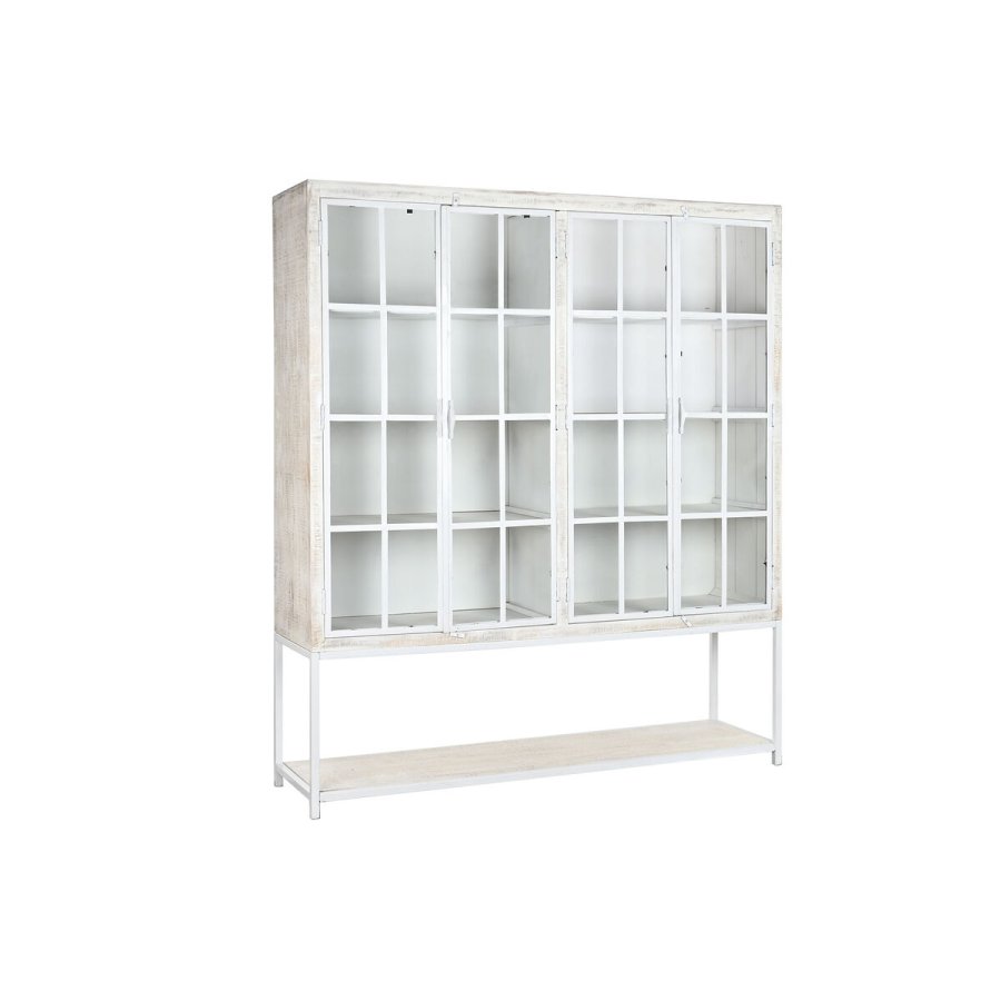Hylder DKD Home Decor Hvid Sort Metal Mangotr 170 x 45 x 200 cm #1
