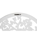 Vgdekoration DKD Home Decor Hvid Gylden Slvfarvet 40 x 1,5 x 40 cm #3