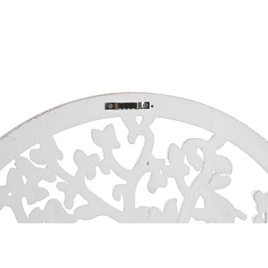 Vgdekoration DKD Home Decor Hvid Gylden Slvfarvet 40 x 1,5 x 40 cm #3