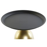 Sofabord DKD Home Decor Sort Gylden Metal 50 x 50 x 43,5 cm #2