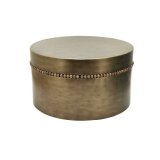 Sofabord DKD Home Decor 76 x 76 x 42 cm Gylden Metal #1