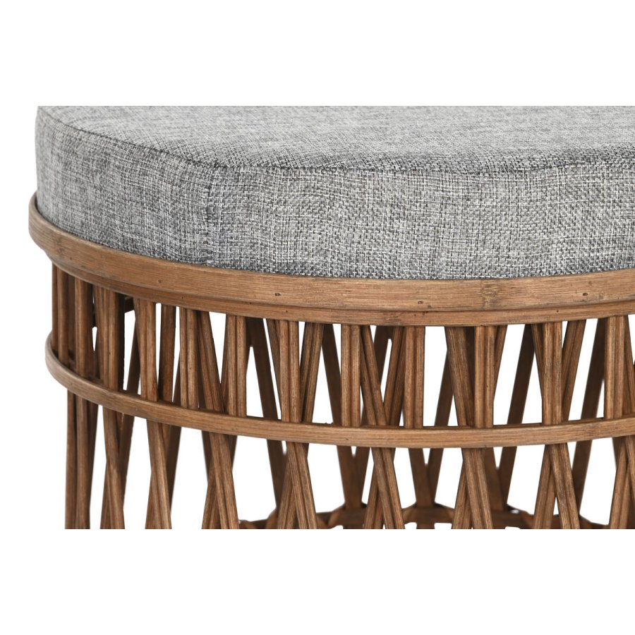 Fodsttte DKD Home Decor 40 x 40 x 48 cm Gr Brun Bambus Tropisk #2