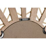 Vgspejl DKD Home Decor Brun Natur Blomst Tropisk 69 x 2 x 60 cm #5