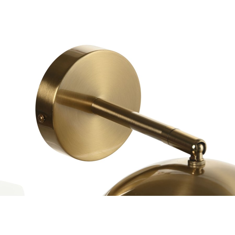 Vglampe DKD Home Decor Gylden Metal Jern 50 W Moderne 220 V 20 x 24 x 16 cm #5