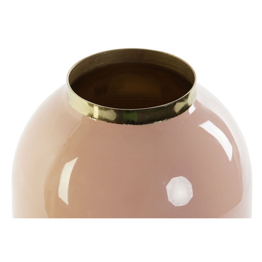 Vase DKD Home Decor Grn Gylden Koral Jern Lakeret 13 x 13 x 25 cm (2 enheder) #3