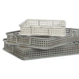 Bakkest DKD Home Decor 53 x 38 x 8 cm Metal Multifarvet (3 enheder) #4
