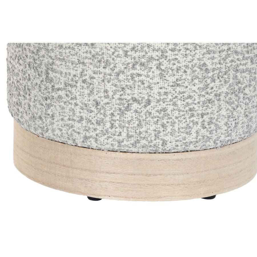 Fodsttte DKD Home Decor 32 x 32 x 38 cm Scandi Lysegr #2
