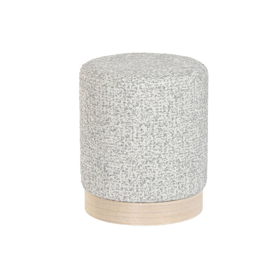 Fodsttte DKD Home Decor 32 x 32 x 38 cm Scandi Lysegr #1