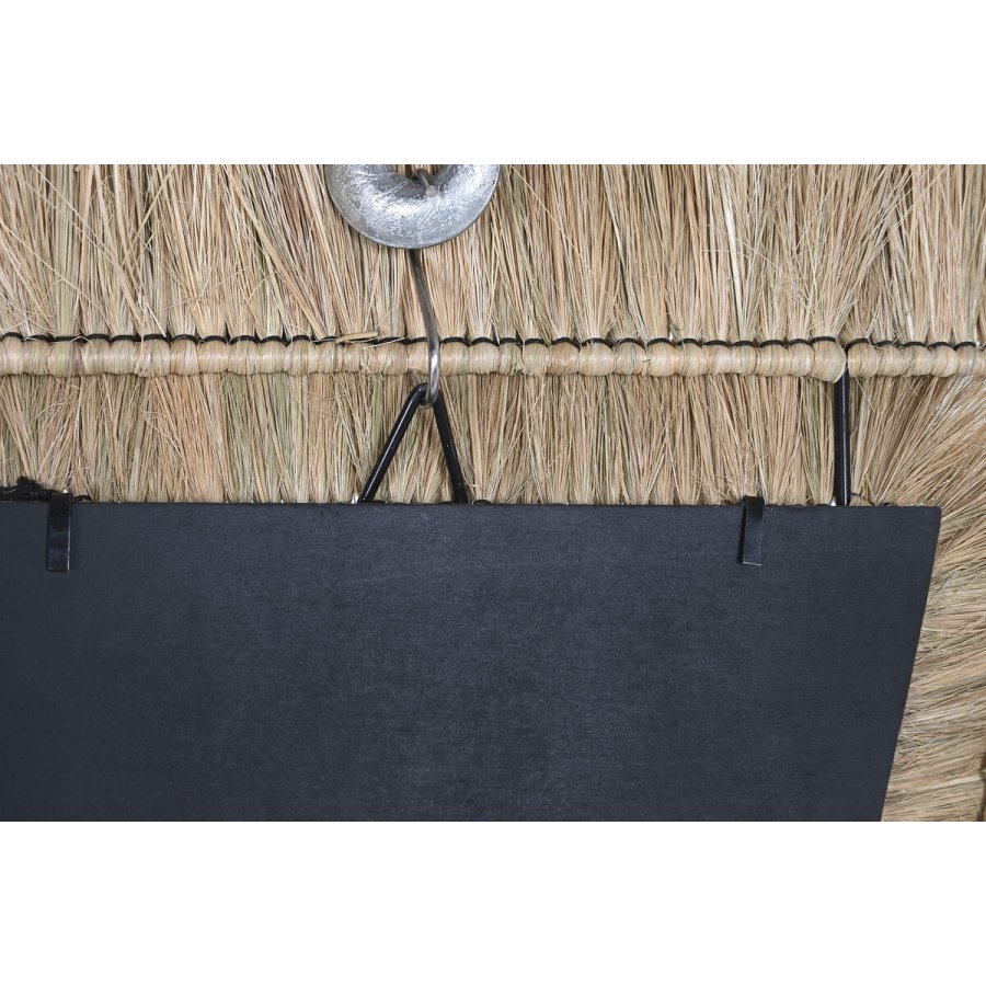 Vgspejl DKD Home Decor 62 x 4 x 70 cm Krystal Bali Jute #5