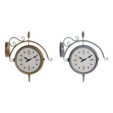 Vgur DKD Home Decor 43 x 14,5 x 47 cm Krystal Gr Gylden Jern Traditionel (2 enheder) #1