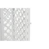 Lanterne st DKD Home Decor Hvid Metal Krystal Araber ldet overflade 24 x 24 x 74 cm (3 Dele) #3
