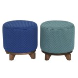 Fodsttte DKD Home Decor Tr 30 x 30 x 30 cm Grn Marinebl (2 enheder) #1