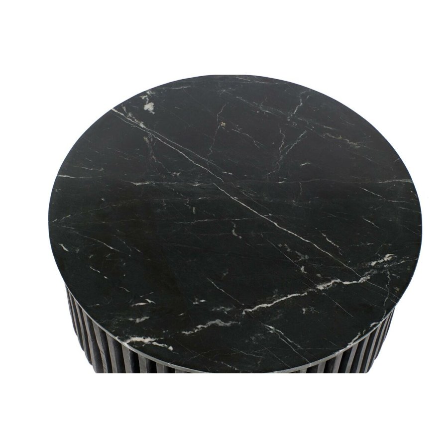 Sofabord DKD Home Decor Sort Marmor 90 x 90 x 45 cm Mangotr #2