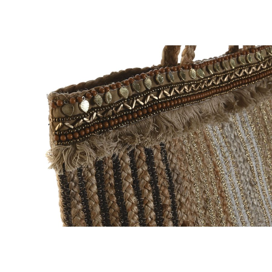 Hndtasker til damer DKD Home Decor Brun Fldefarvet 50 x 23 x 33 cm (2 enheder) #2