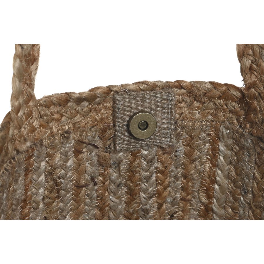 Hndtasker til damer DKD Home Decor Brun Fldefarvet 50 x 23 x 33 cm (2 enheder) #4