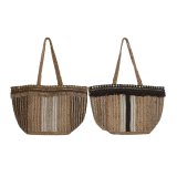 Hndtasker til damer DKD Home Decor Brun Fldefarvet 50 x 23 x 33 cm (2 enheder) #1