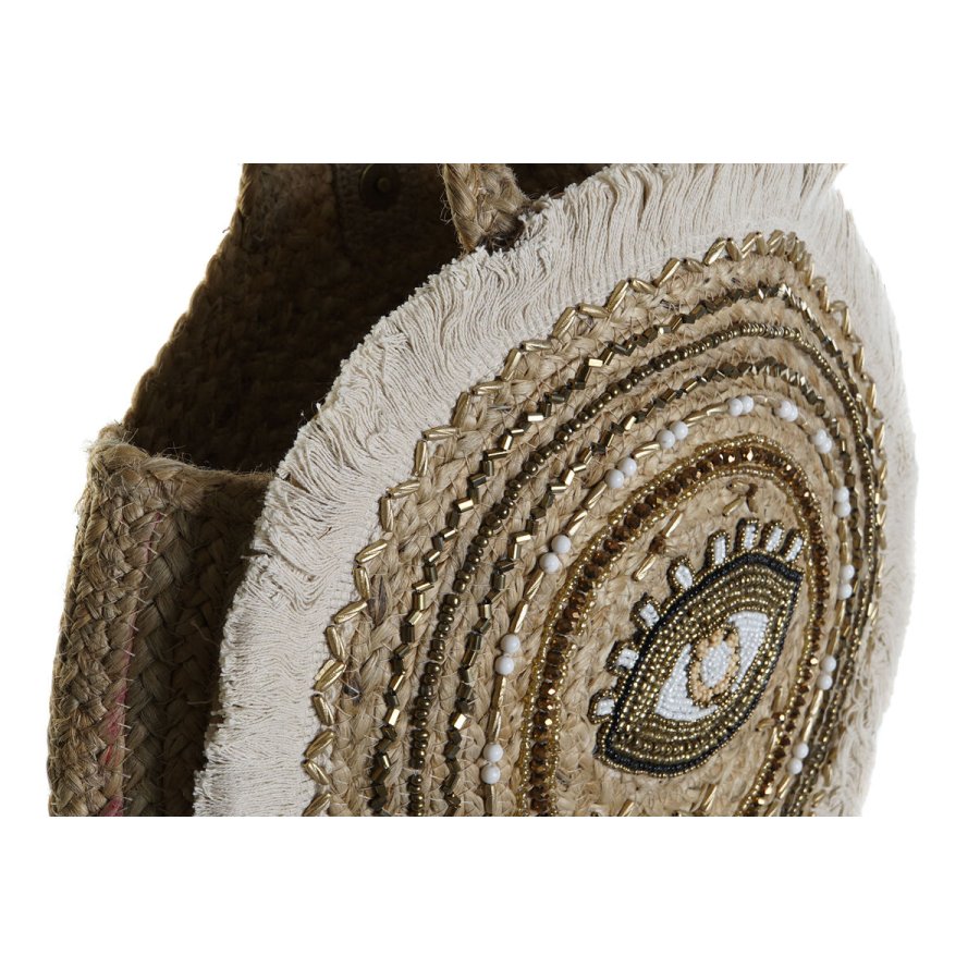 Hndtasker til damer DKD Home Decor Sort Beige Natur 36 x 12 x 36 cm (2 enheder) #2