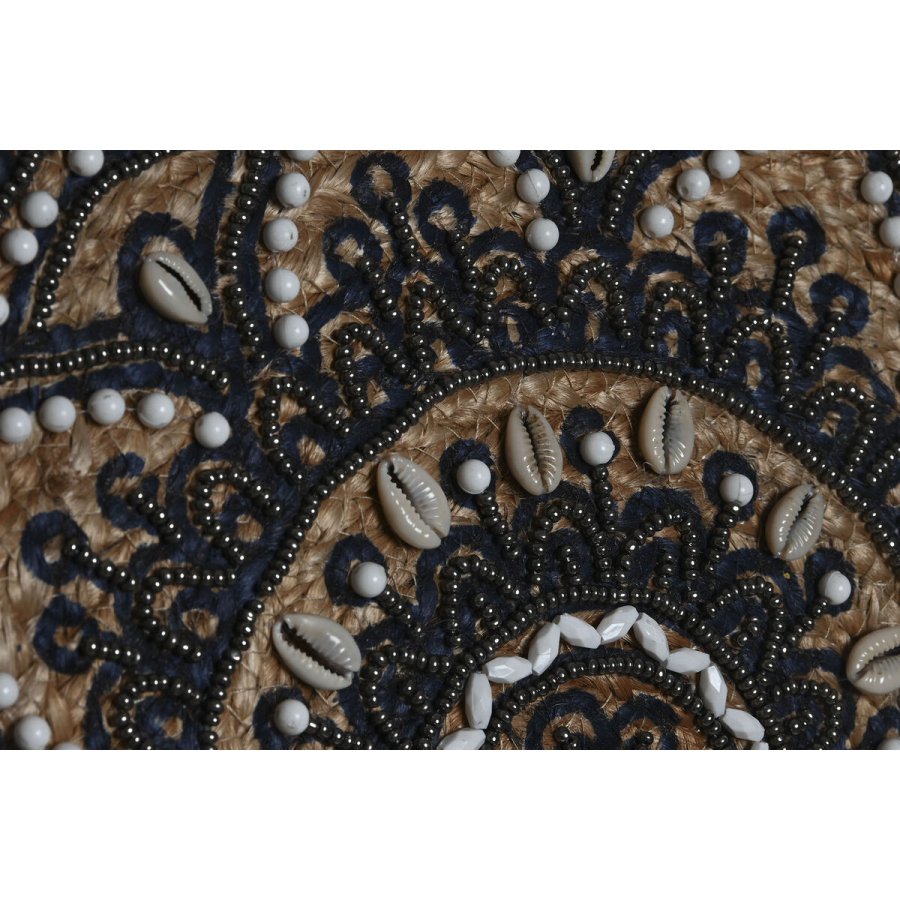 Hndtasker til damer DKD Home Decor Bl Sort Natur 36 x 12 x 36 cm (2 enheder) #3