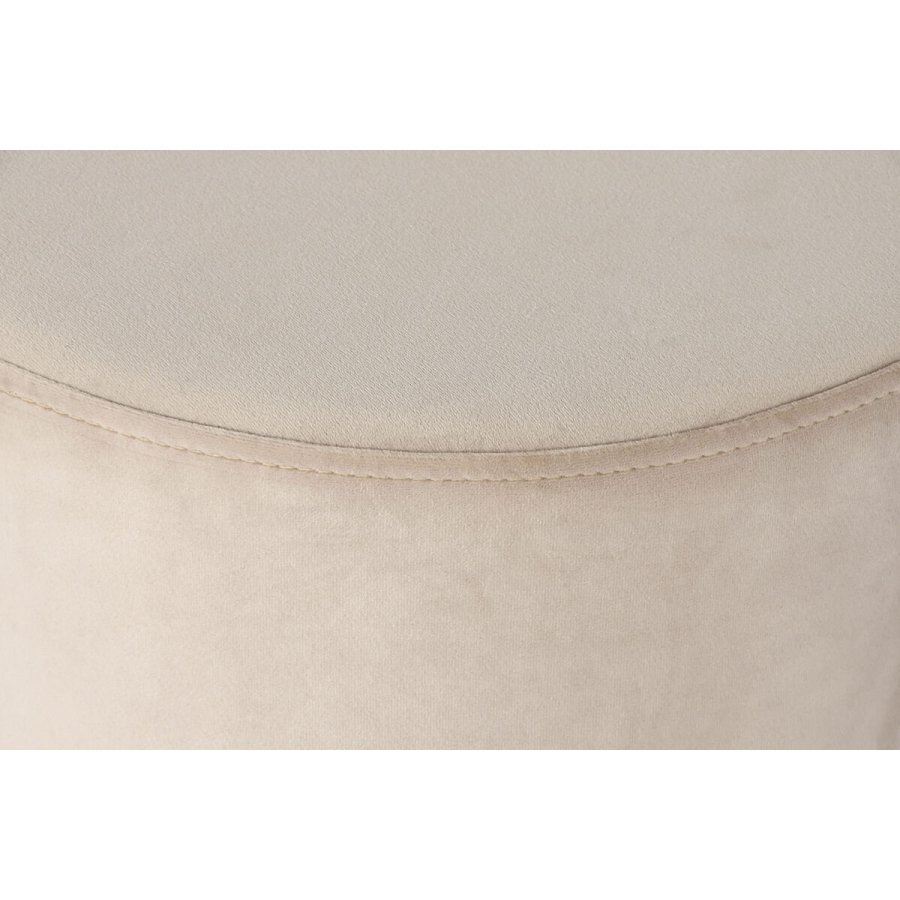 Fodsttte DKD Home Decor Beige Bourgogne Fljl 40 x 40 x 42 cm (2 enheder) #3