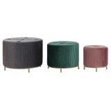 Fodsttte DKD Home Decor Fljl 60 x 60 x 45 cm Tr MDF #1