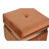 Stol DKD Home Decor Bl Grn Orange Gylden Tr MDF 93 x 47 x 45 cm (3 enheder) #5