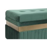 Stol DKD Home Decor Bl Grn Orange Gylden Tr MDF 93 x 47 x 45 cm (3 enheder) #17