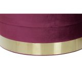 Fodsttte DKD Home Decor Multifarvet Tr MDF Fljl 60 x 60 x 45 cm #3
